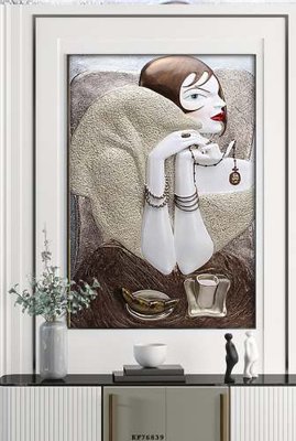 File PSD in ấn File tranh hiện đại pha lê gương KF76839 (chất lượng cao)