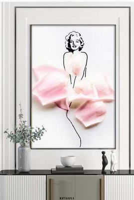 File gốc in ấn File tranh hiện đại pha lê gương KF76853 độ phân giải cao