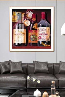 File tranh quảng cáo File tranh hiện đại pha lê gương KF76989 (download file gốc)