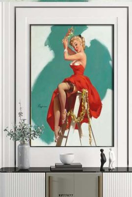 File ảnh File tranh hiện đại pha lê gương KF77077 (gốc) in standee