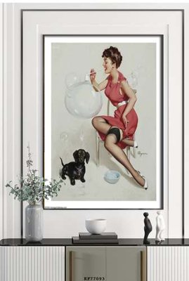 File gốc File tranh hiện đại pha lê gương KF77093 (phong cách) châu Âu