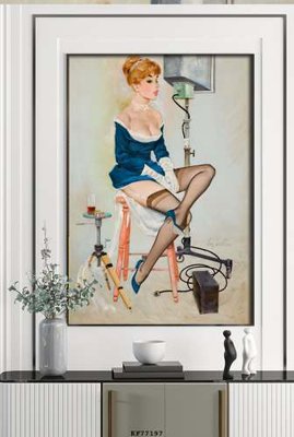 File tranh quảng cáo File tranh hiện đại pha lê gương KF77197 (file gốc) chuyên nghiệp