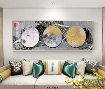 Ảnh gốc file in lụa File tranh hiện đại pha lê gương KF77304 chi tiết