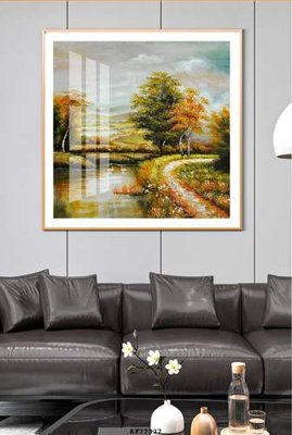 File tranh File tranh hiện đại pha lê gương KF77327 (bản gốc) trang trí văn phòng