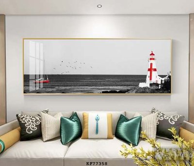 File tranh File tranh hiện đại pha lê gương KF77358 (ảnh gốc) in trần nhà