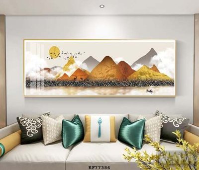 File gốc File tranh hiện đại pha lê gương KF77386 (chuẩn CMYK) cho nhà in