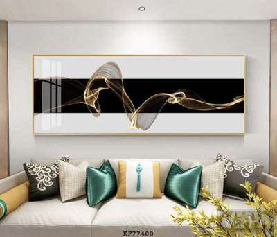File gốc File tranh hiện đại pha lê gương KF77400 (in lụa) tranh thuận buồm