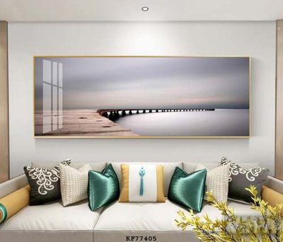 File in trần File tranh hiện đại pha lê gương KF77405 (file gốc) phong thủy