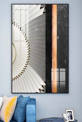 File tranh File tranh hiện đại pha lê gương KF77413 (gốc) in film