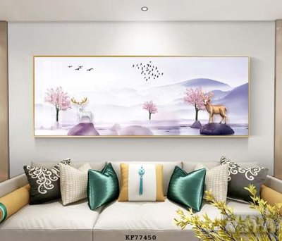 File gốc File tranh hiện đại pha lê gương KF77450 (in 3D) nghệ thuật