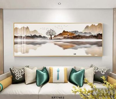 File gốc File tranh hiện đại pha lê gương KF77452 (AI/EPS) cho in ấn