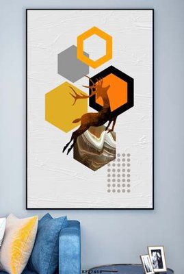 File gốc File tranh hiện đại pha lê gương KF77484 (PSD/TIFF) độ phân giải cao