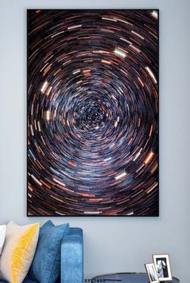 File gốc File tranh hiện đại pha lê gương KF77499 (in tráng gương) ốp tường