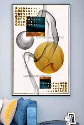 Tải file File tranh hiện đại pha lê gương KF77500 (gốc) chủ đề phong thủy