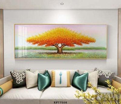 File tranh File tranh hiện đại pha lê gương KF77508 (bản gốc) trang trí văn phòng