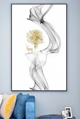 File in trần File tranh hiện đại pha lê gương KF77557 (file gốc) chủ đề vũ trụ