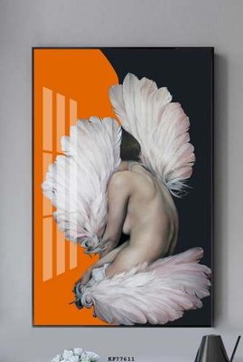 File gốc File tranh hiện đại pha lê gương KF77611 (in mica) cắt laser