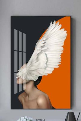 Cung cấp file tranh gốc File tranh hiện đại pha lê gương KF77612 độc quyền