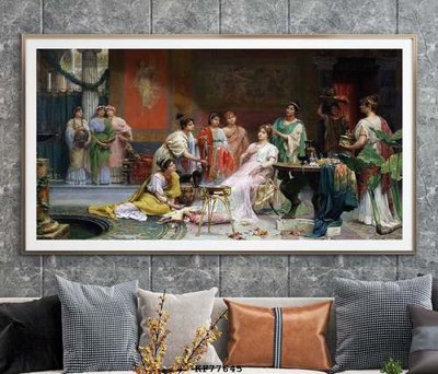 File tranh File tranh hiện đại pha lê gương KF77645 (bản gốc) treo quán cafe