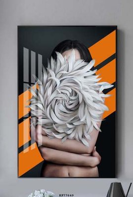 File in mica File tranh hiện đại pha lê gương KF77649 (ảnh gốc) đẹp