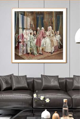 File gốc in ấn File tranh hiện đại pha lê gương KF77665 chuẩn màu CMYK