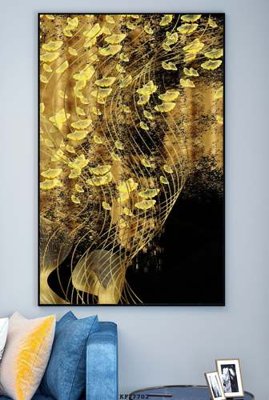 File gốc File tranh hiện đại pha lê gương KF77702 (in tráng gương) hiện đại