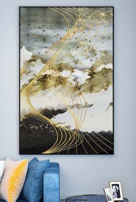 File gốc File tranh hiện đại pha lê gương KF77704 (dành cho trang trí nội thất)