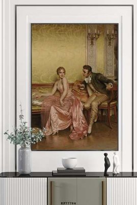 File gốc File tranh hiện đại pha lê gương KF77784 (in lụa) cao cấp