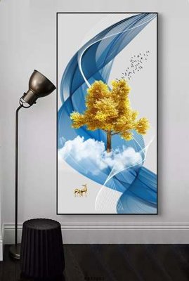 File in trần File tranh hiện đại pha lê gương KF77801 (bản gốc) hoa văn