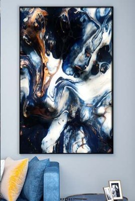 File in mica File tranh hiện đại pha lê gương KF77817 (bản gốc) siêu trong