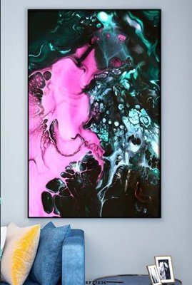 File gốc File tranh hiện đại pha lê gương KF77836 (in lụa) chi tiết cao