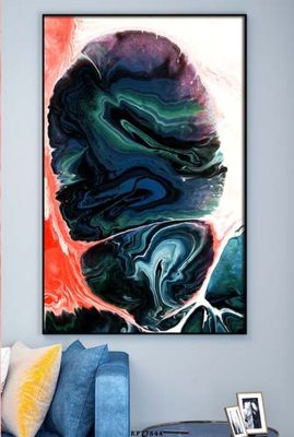 File gốc File tranh hiện đại pha lê gương KF77844 (in mica) làm quà tặng