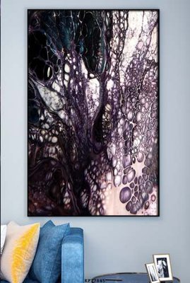 File gốc File tranh hiện đại pha lê gương KF77845 cho in ấn và thiết kế