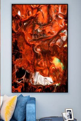 File PSD File tranh hiện đại pha lê gương KF77882 (gốc) cho designer