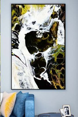 File tranh File tranh hiện đại pha lê gương KF77959 (bản gốc) in canvas