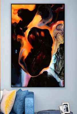 File in lụa File tranh hiện đại pha lê gương KF77985 (phong cảnh) File tranh hiện đại pha lê gương KF77985