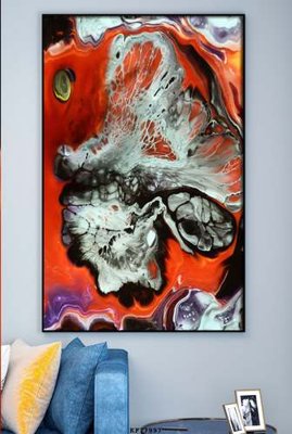 File ảnh File tranh hiện đại pha lê gương KF77997 (gốc) in Hiflex