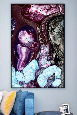 Tải file File tranh hiện đại pha lê gương KF78011 (gốc) chủ đề tâm linh