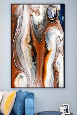 File ảnh File tranh hiện đại pha lê gương KF78014 (gốc) in poster