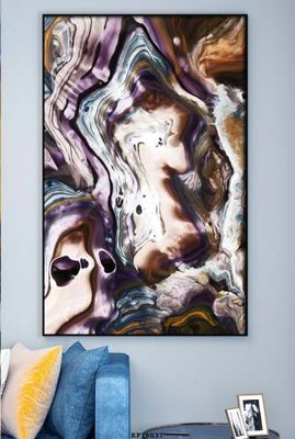 File PSD File tranh hiện đại pha lê gương KF78037 (bản gốc) cho nhà in