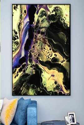 Cung cấp file tranh gốc File tranh hiện đại pha lê gương KF78040 độc quyền