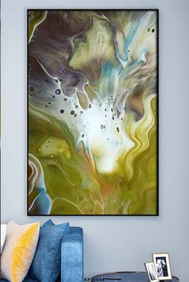 Tải file File tranh hiện đại pha lê gương KF78044 (gốc) chủ đề tâm linh