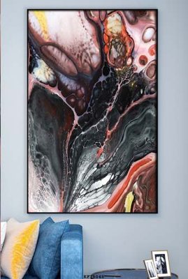 Tệp tin gốc File tranh hiện đại pha lê gương KF78048 (dùng cho in) File tranh hiện đại pha lê gương KF78048