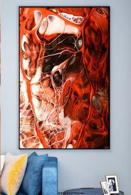 File PSD File tranh hiện đại pha lê gương KF78051 (bản gốc) dễ dàng edit