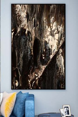 Download file gốc File tranh hiện đại pha lê gương KF78098 (in mica) trang trí