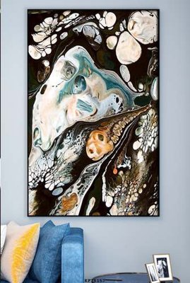 File gốc File tranh hiện đại pha lê gương KF78157 (PNG) nền trong suốt