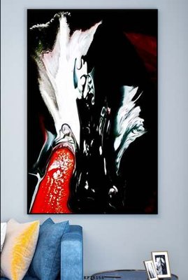 File tranh File tranh hiện đại pha lê gương KF78158 (gốc) chủ đề con người