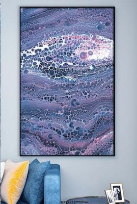 File gốc File tranh hiện đại pha lê gương KF78215 (in lụa) trang trí tường