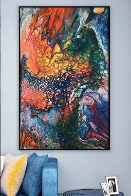 File tranh File tranh hiện đại pha lê gương KF78218 (ảnh gốc) sắc nét hoàn hảo