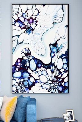 File tranh gốc File tranh hiện đại pha lê gương KF78249 (bản đẹp) độc quyền